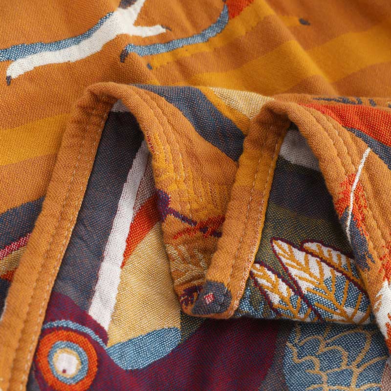 Toucan Bird Reversible Cotton Quilt – Soft, Lightweight & Breathable