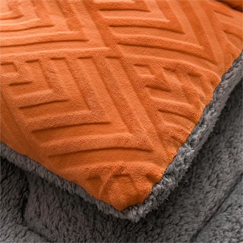 Thick Sherpa Winter Blanket – Warm & Cozy with Quilted Core