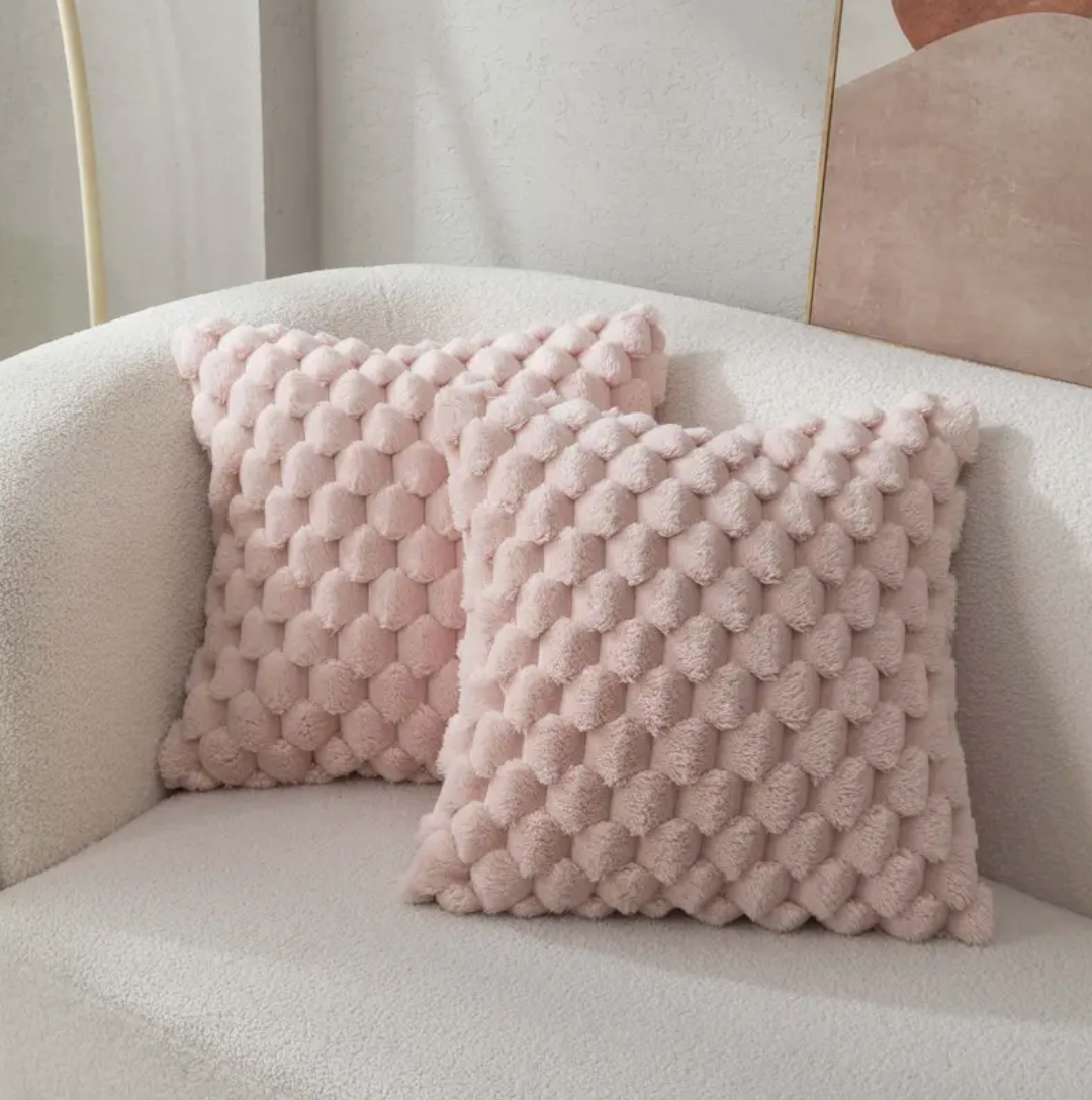 Soft Pillow with Plush Fluffy Pillowcase