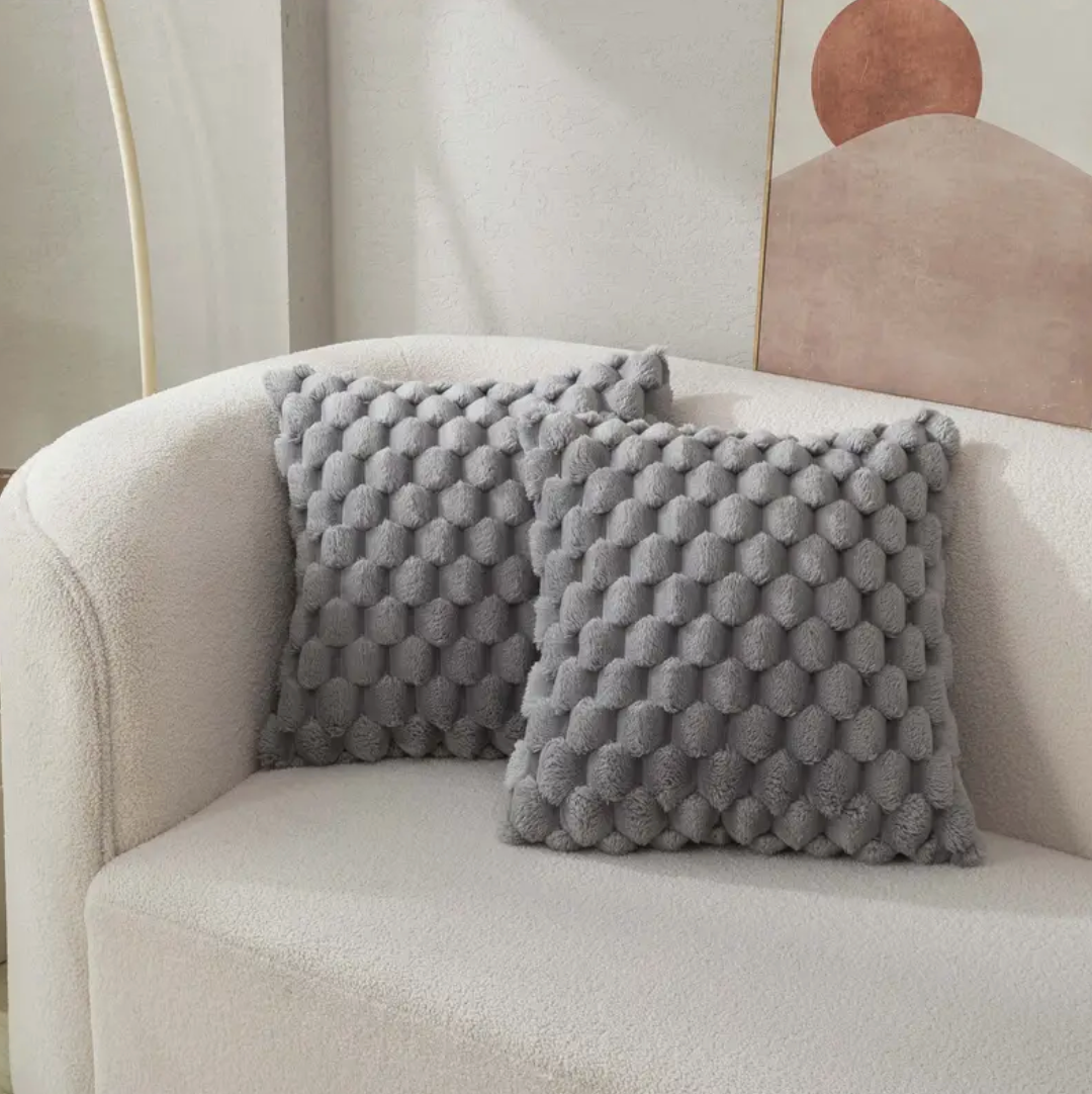 Soft Pillow with Plush Fluffy Pillowcase