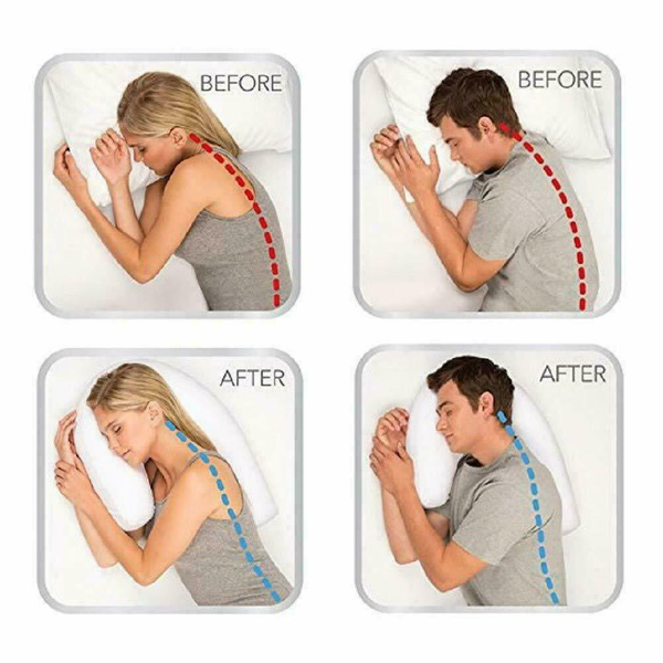 Orthopedic Side Sleeper Pillow with Ear Hole – Ultimate Comfort & Support