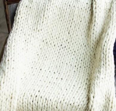 Hygge Chunky Knit Blanket – Soft & Cosy Handwoven Throw