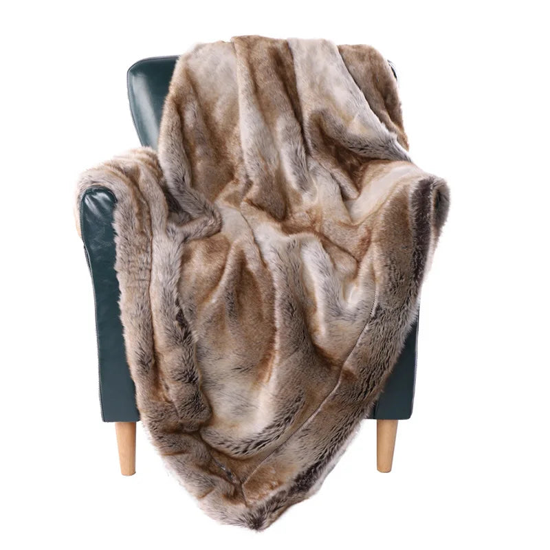 Luxury Faux Fur Throw Blanket – Soft & Cosy for Australian Homes