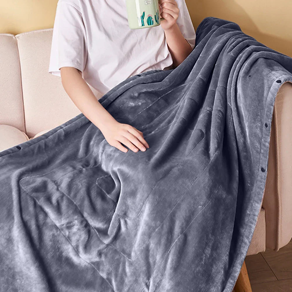 USB Heated Blanket 39x31” – Portable Electric Warmth with 3 Heat Settings